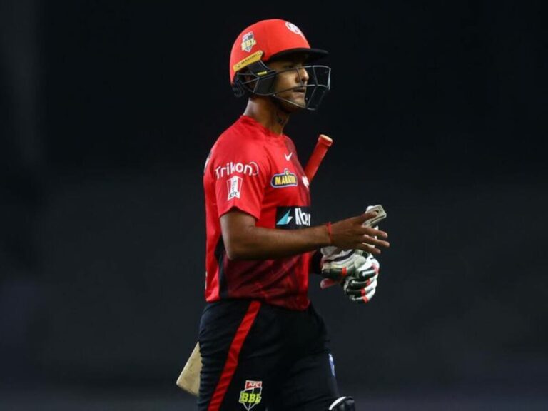 Unmukt Chand played for Melbourne Renegades in 2021 season. Photo: Internet