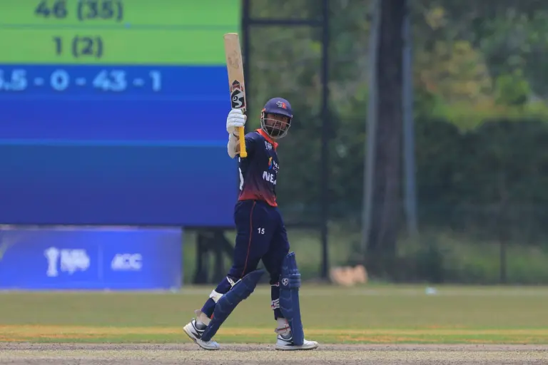 KLANG, MALAYSIA - SEPTEMBER 12: Pictures from the final match between Nepal and UAE held at the Bayuemas Oval on September 12, 2026 in Klang, Selangor, Malaysia. (Photo by Peter Lim/PhotoDesk.com.my) for Asian Cricket Council