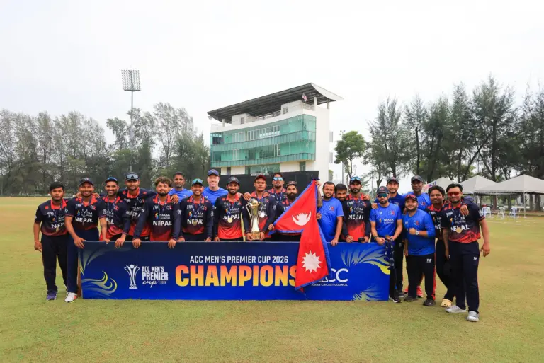 KLANG, MALAYSIA - SEPTEMBER 12: Pictures from the final match between Nepal and UAE held at the Bayuemas Oval on September 12, 2026 in Klang, Selangor, Malaysia. (Photo by Peter Lim/PhotoDesk.com.my) for Asian Cricket Council