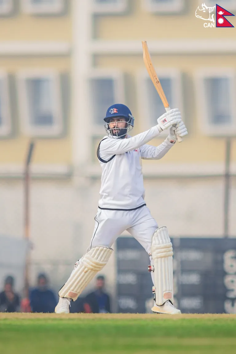 Aarif Sheikh batting