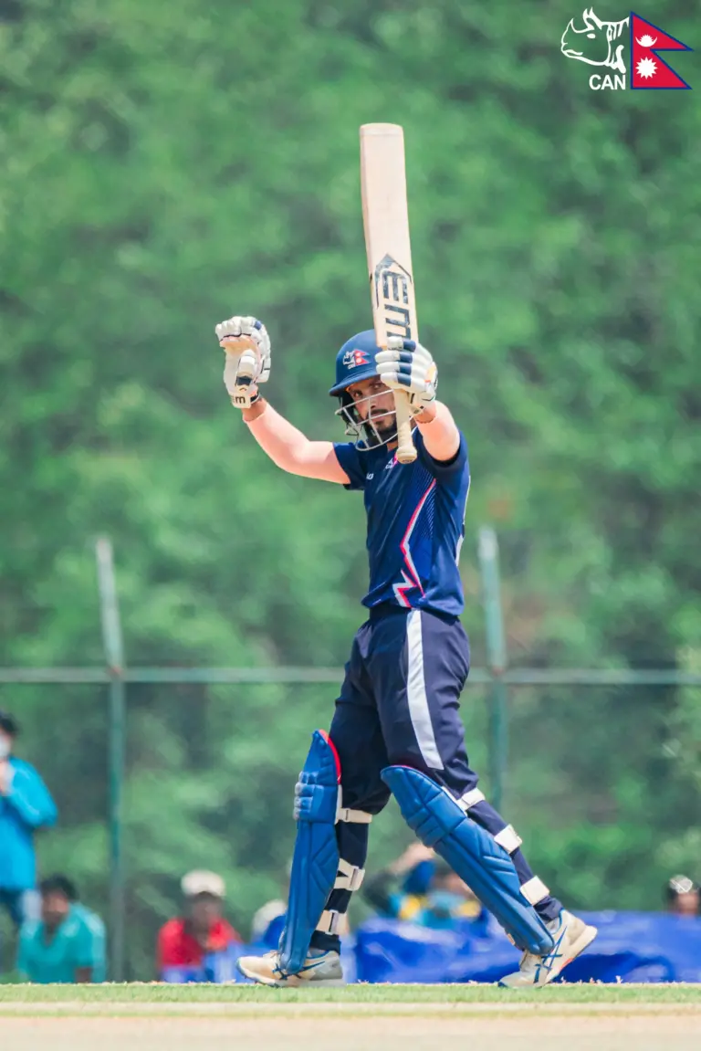 Bhim Sharki century in core camp