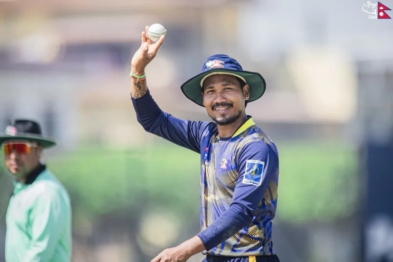 Lalit Rajbanshi five wicket haul