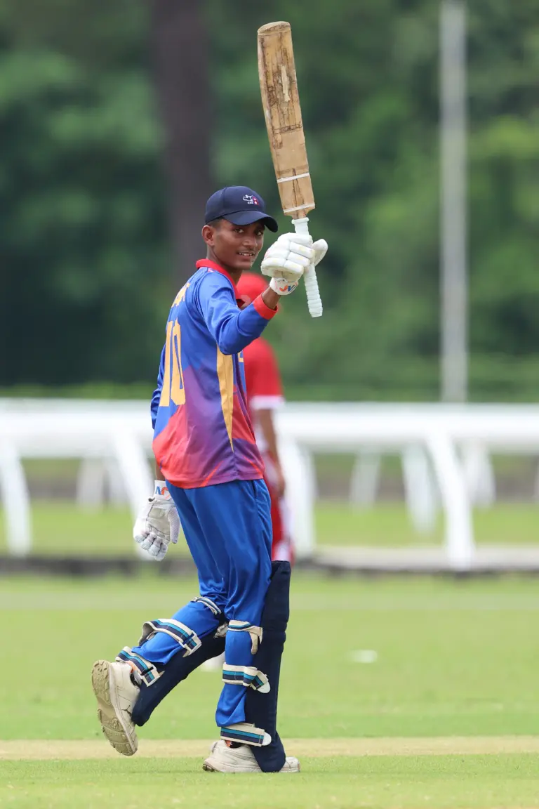 29th June 2025, STC Oval, Kuala Lumpur .
ACC U16 Men East Zone Cup 2025.
Match 17 between Nepal and Indonesia (Photo by Vincent Phoon for Asian Cricket Council)