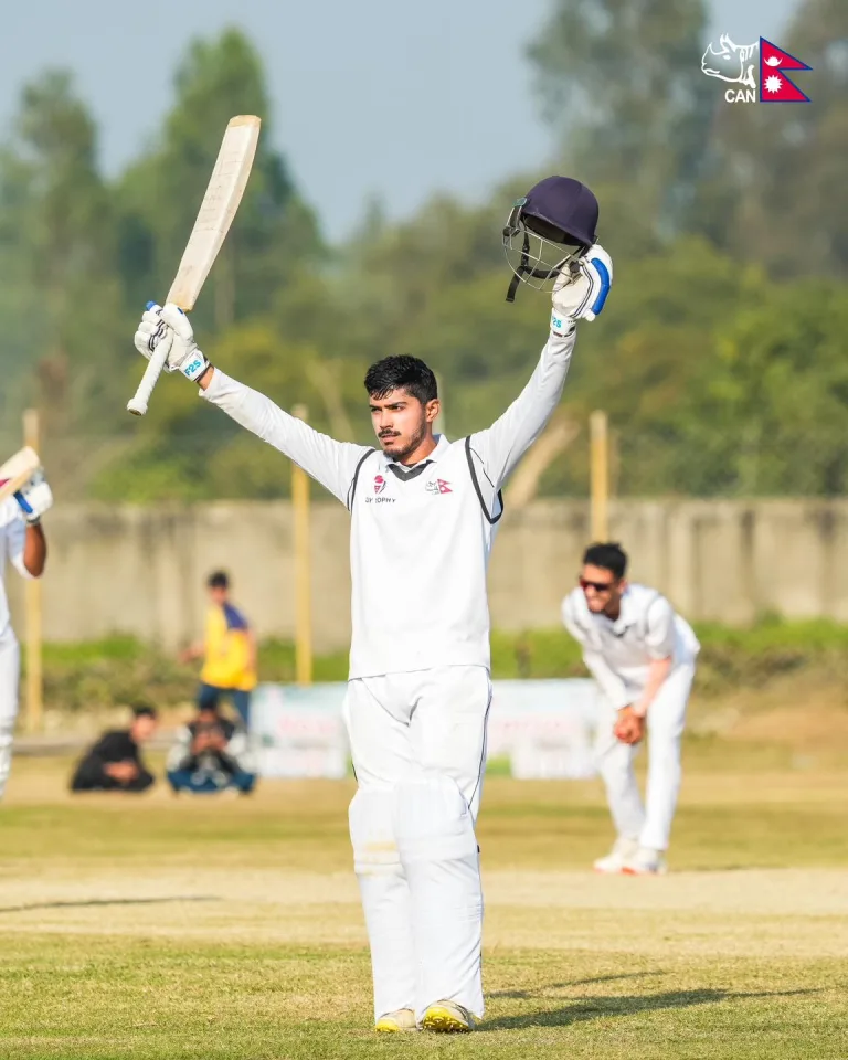 Mayan Yadav scored a first ever hunderd in Jay Trophy