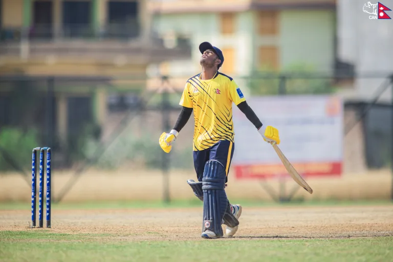 Arjun Kumal scored his maiden PM Cup century