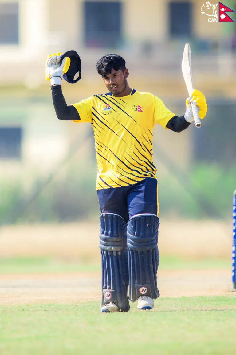 Arjun Kumal scored his maiden PM Cup century