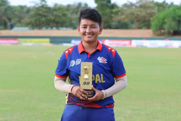 Samjhana Khadka POTM against UAE