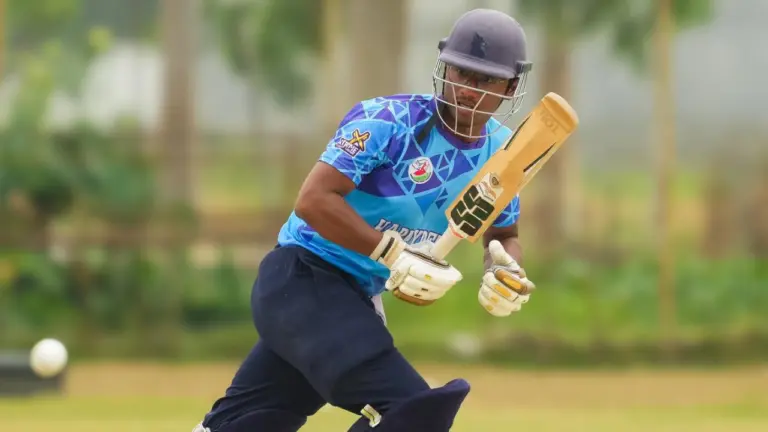 Bibek Magar smashed 61 not out as Bagmati Province beat Koshi by seven wickets in PM Cup 2026. Photo: CAN