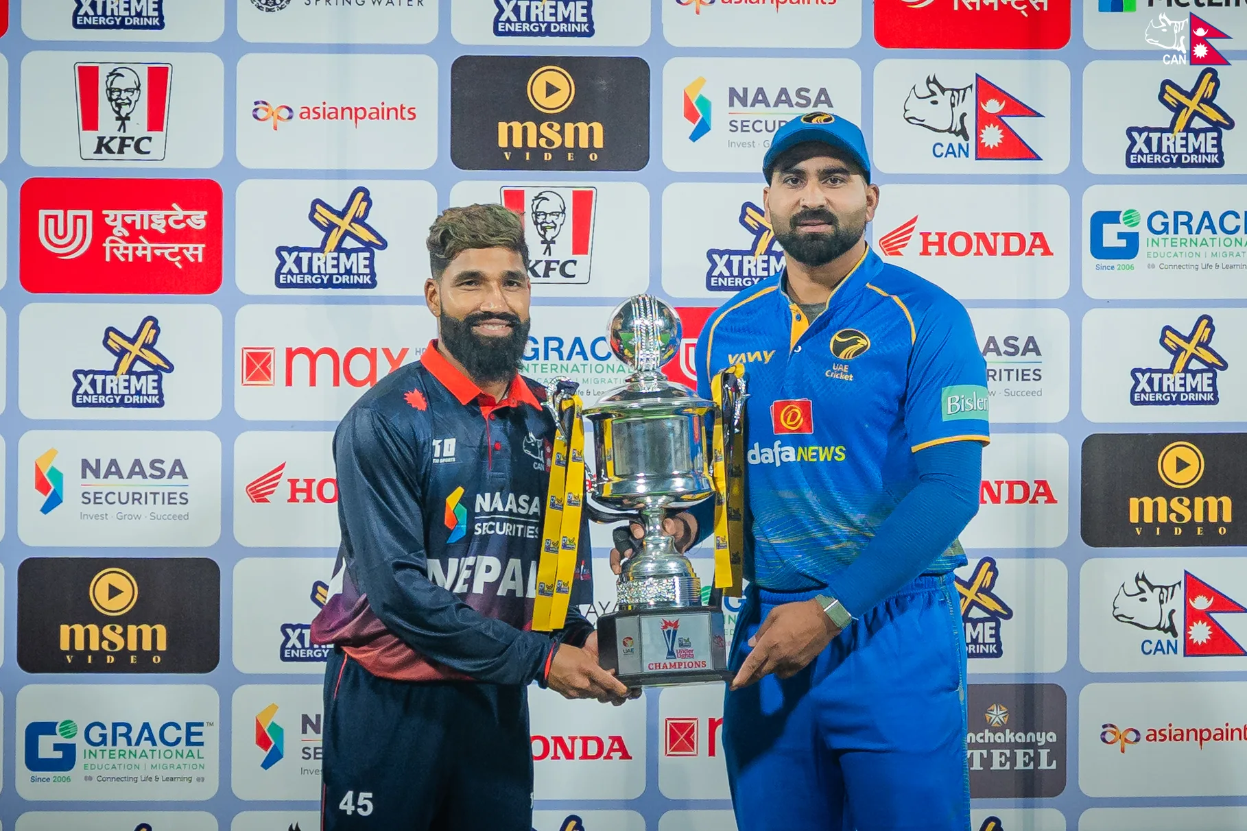 Dipendra Singh Airee and Muhammad Waseem