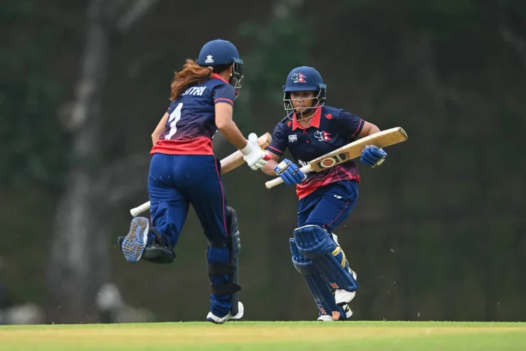 BANGI, MALAYSIA - JULY 12: Pictures from the match between Nepal and Singapore held at the YSD UKM Oval on July 12, 2026 in Bangi, Selangor, Malaysia. (Photo by Ahmad Khairul Akma/PhotoDesk.com.my) for Asian Cricket Council
