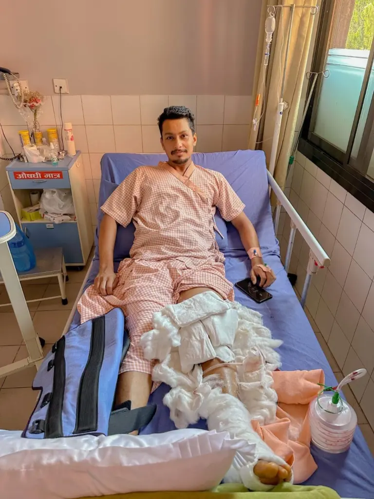 Siddhant-Lohani-knee-surgery